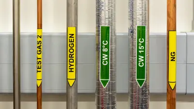 hydrogen gas pipes