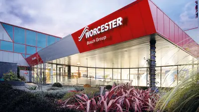 Exterior of Worcester, Bosch Group Head Office in Warndon, Worcestershire