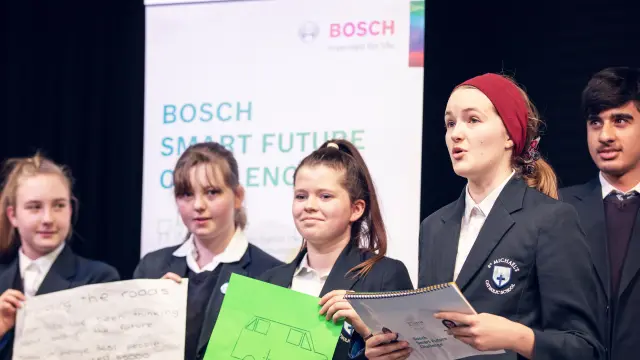 Students taking part in IET Faraday challenge days