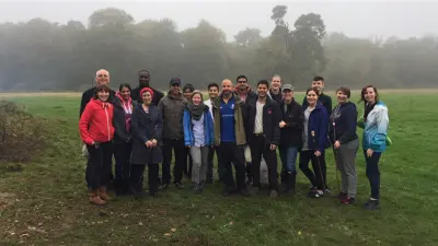 Group photo of Chiltern open Air Museum volunteers