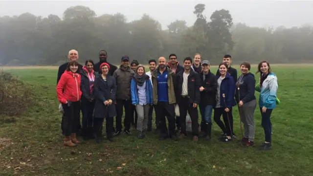 group of Bosch volunteers 